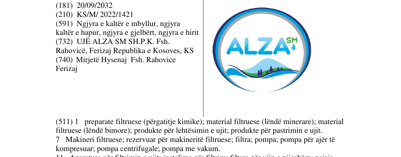 Zëri i markës ALZA në buletin