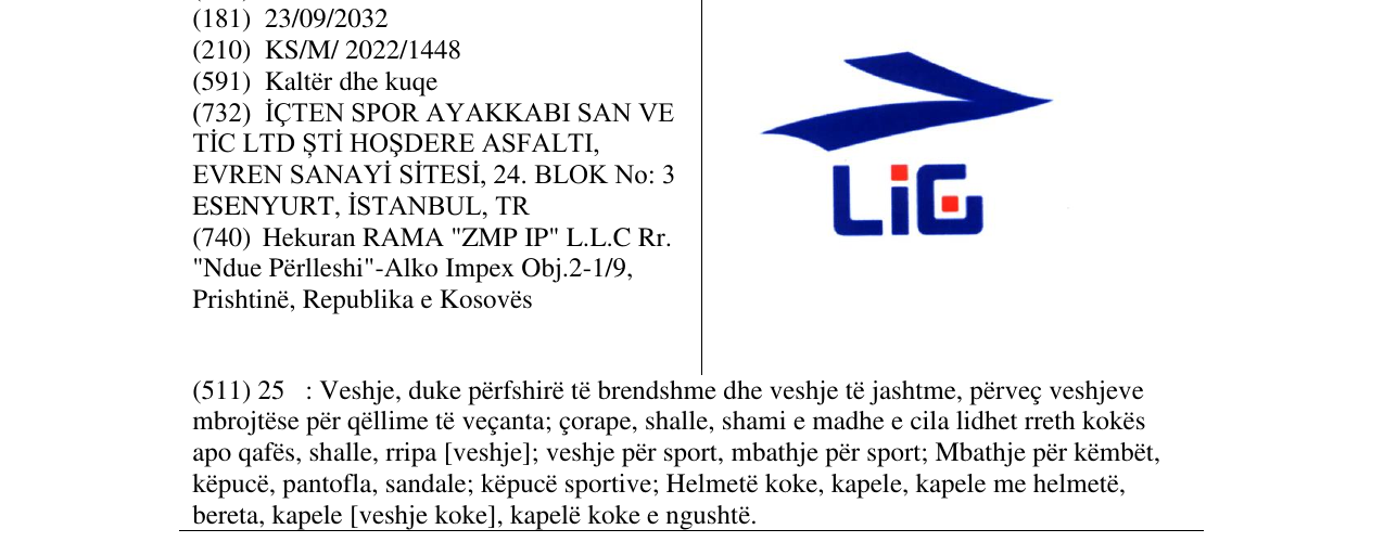 Zëri i markës LiG në buletin