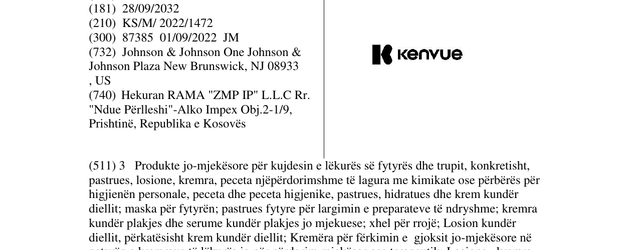 Zëri i markës kenvue në buletin