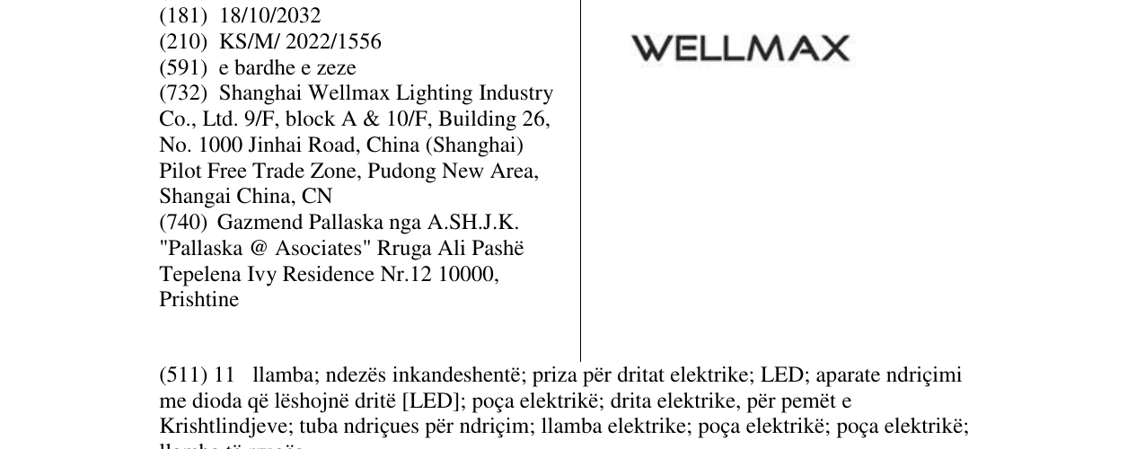 Zëri i markës WELLMAX në buletin