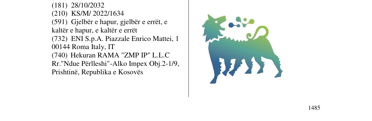 Zëri i markës Markë figurative në buletin