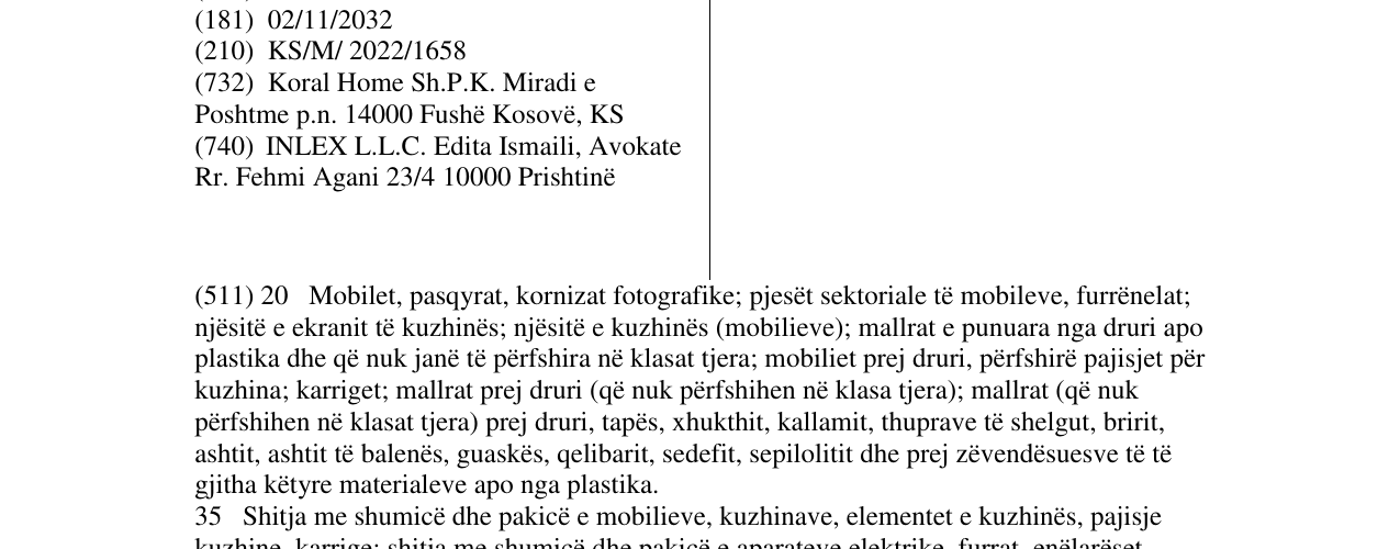 Zëri i markës AMBERO në buletin