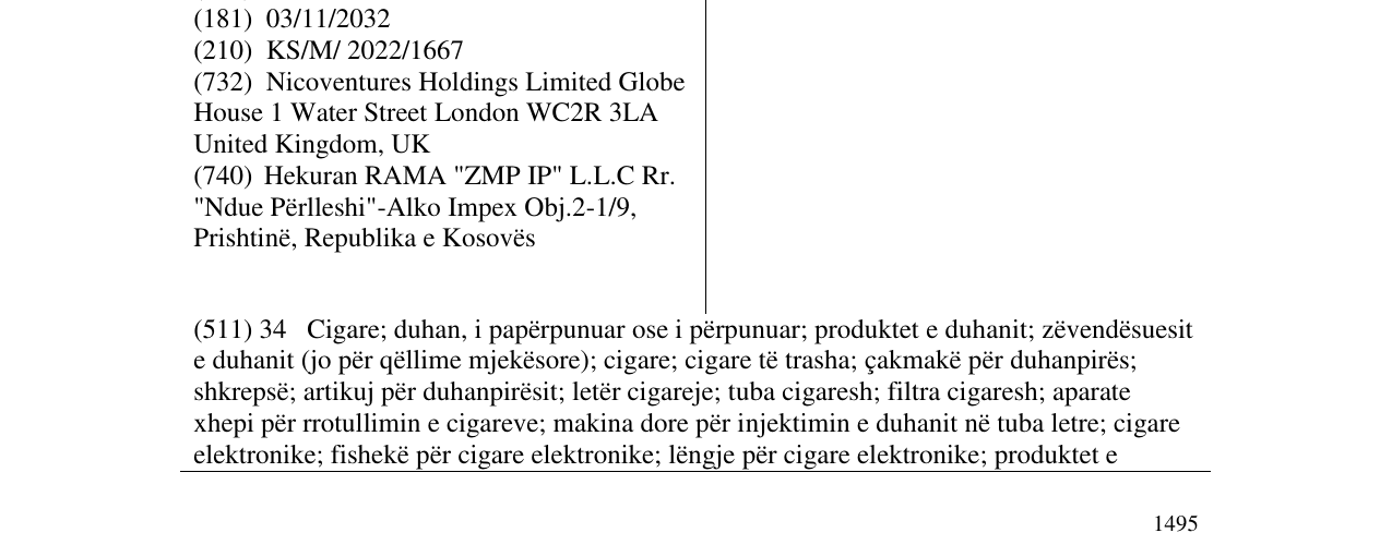 Zëri i markës VUSE GO në buletin