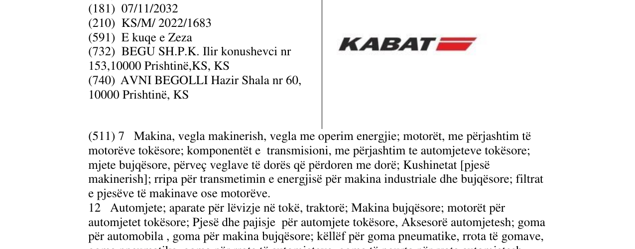 Zëri i markës KABAT në buletin