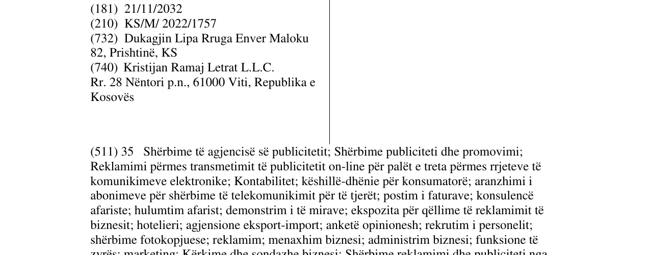 Zëri i markës FestTix në buletin