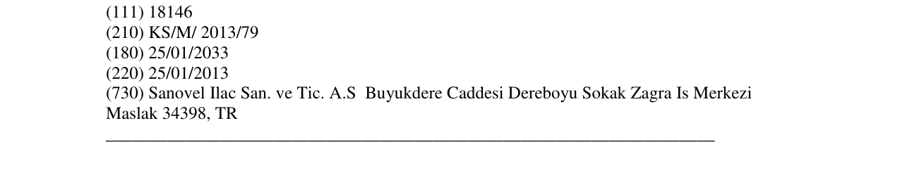 Zëri i markës ator-sanovel në buletin