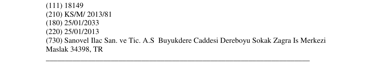 Zëri i markës flupamid-sanovel në buletin