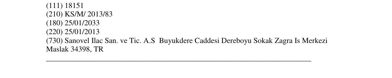 Zëri i markës medovir-sanovel në buletin