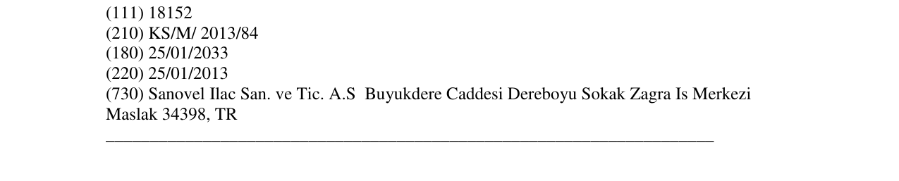Zëri i markës notta-sanovel në buletin