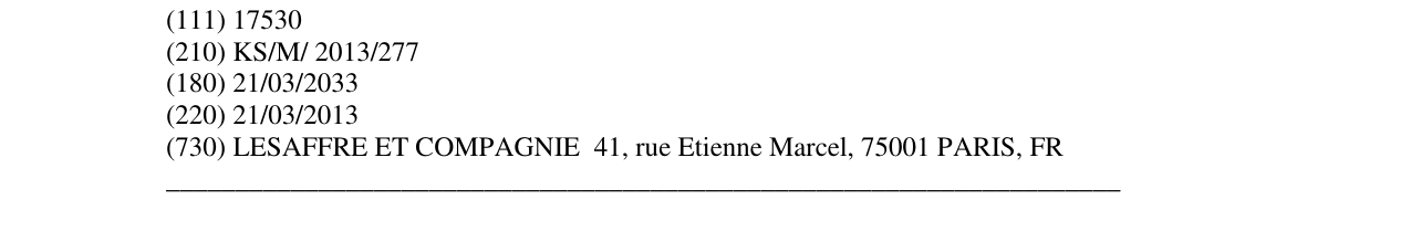 Zëri i markës Markë figurative në buletin