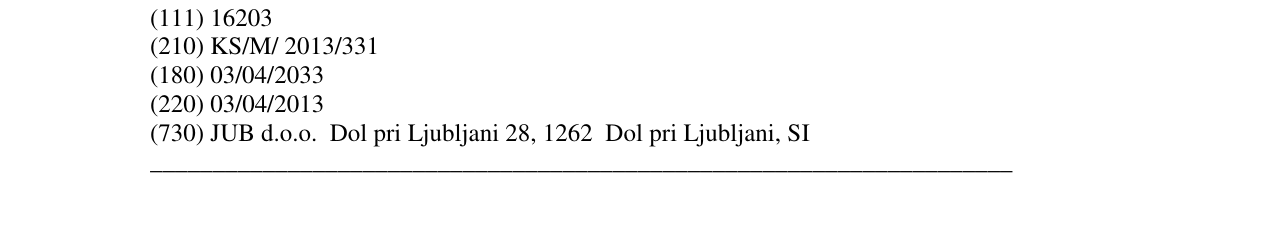 Zëri i markës AKRINOL në buletin