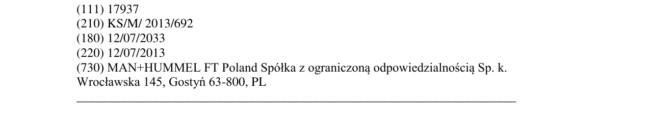 Zëri i markës FILTRON në buletin