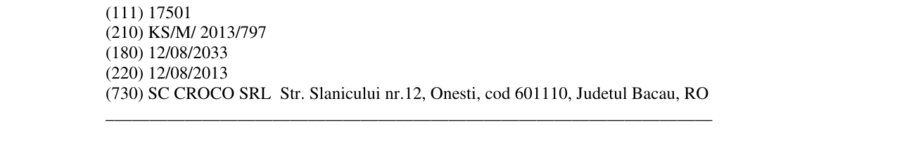 Zëri i markës Croco në buletin