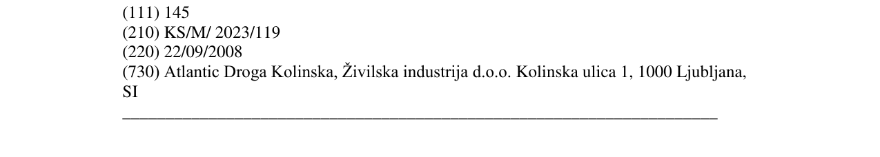 Zëri i markës COCKTA në buletin