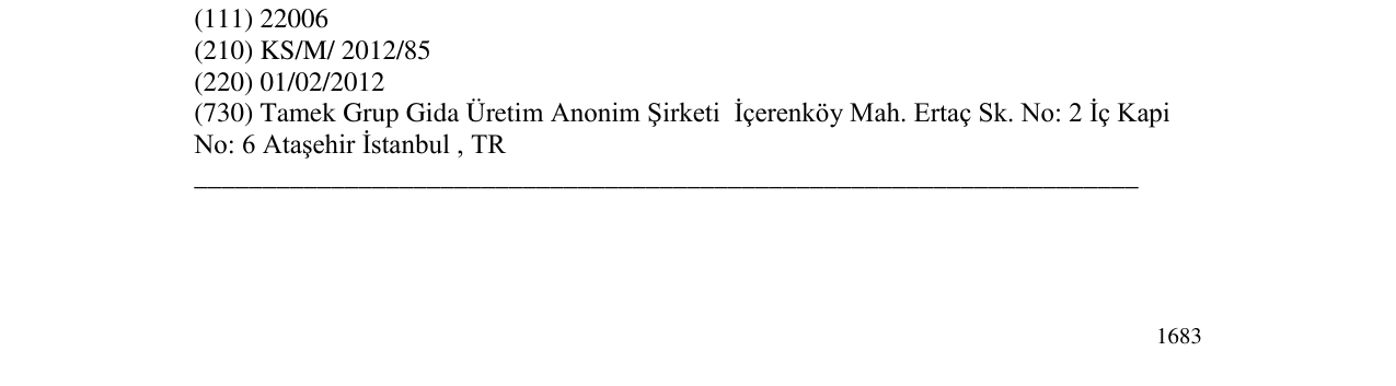 Zëri i markës TAMEK në buletin