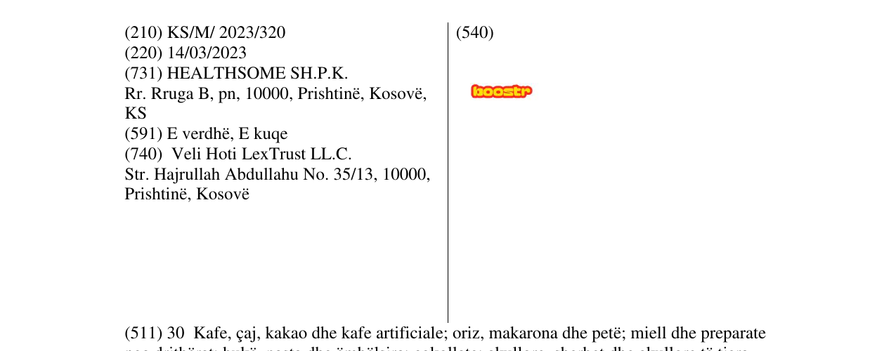 Zëri i markës boostr në buletin
