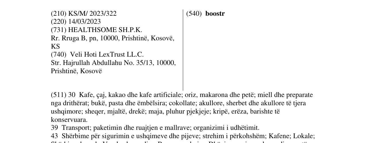 Zëri i markës boostr në buletin
