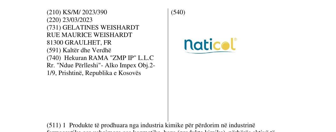 Zëri i markës naticol në buletin