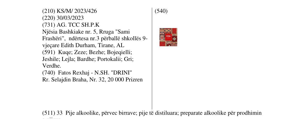 Zëri i markës ODA në buletin