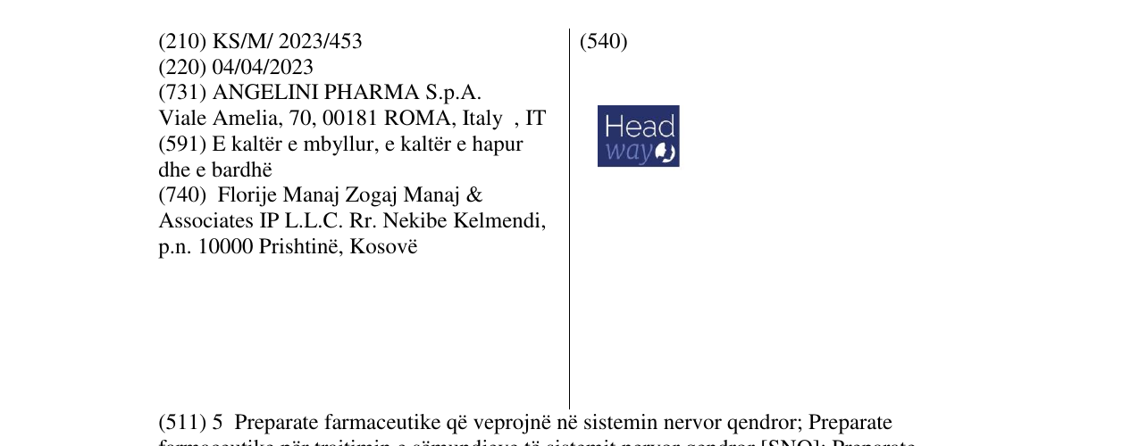 Zëri i markës Head way në buletin