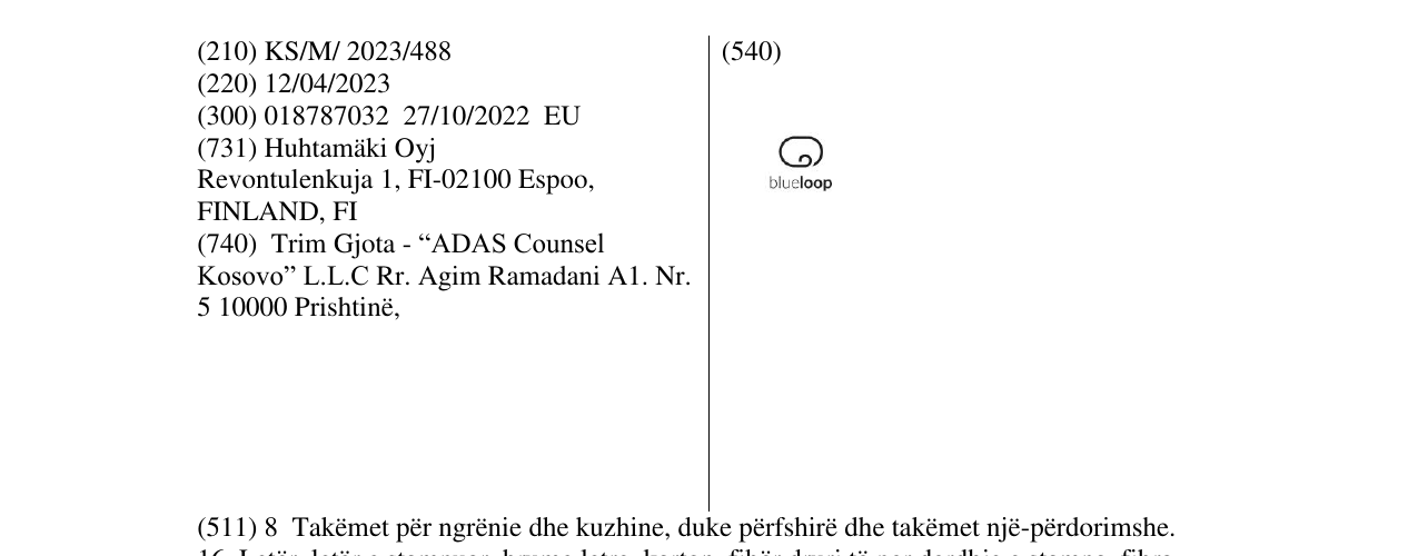 Zëri i markës BLUELOOP në buletin
