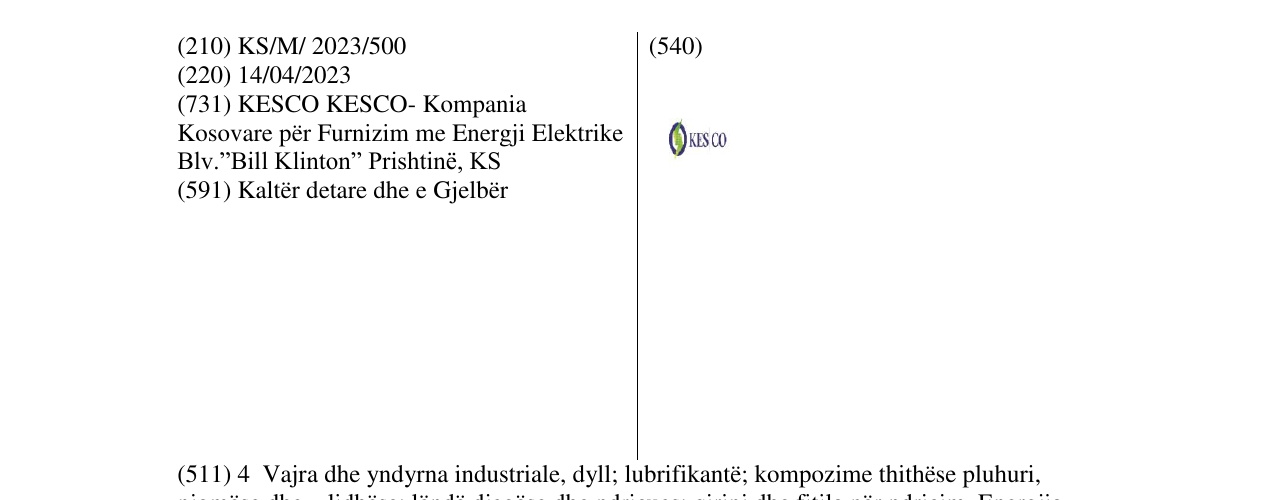 Zëri i markës KESCO në buletin