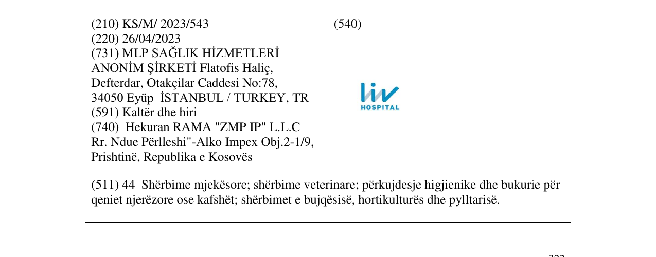 Zëri i markës Markë figurative në buletin