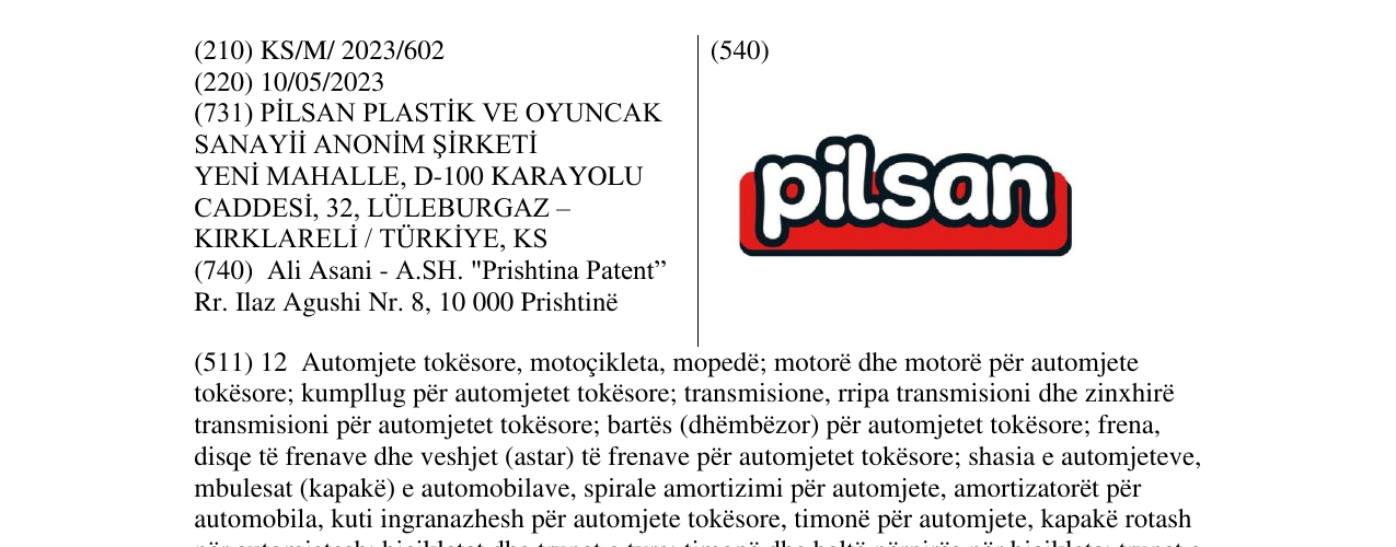 Zëri i markës pilsan në buletin