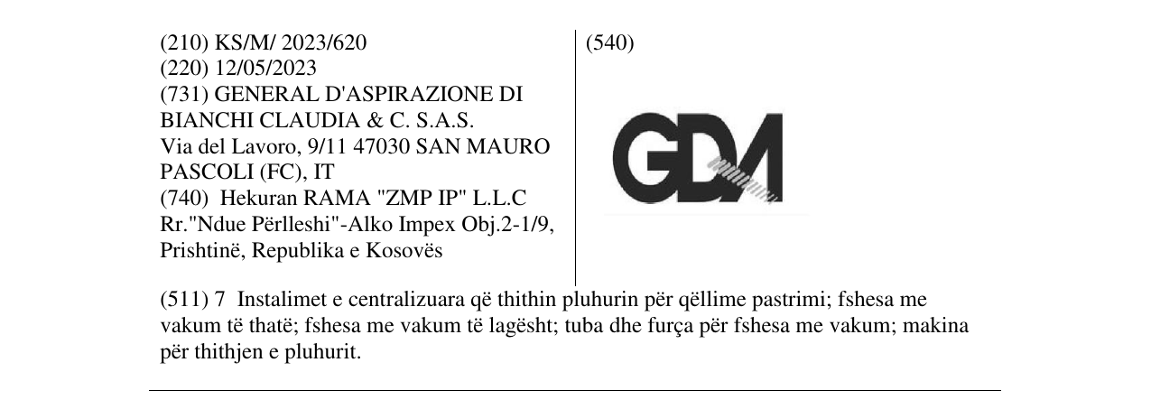 Zëri i markës GDA në buletin