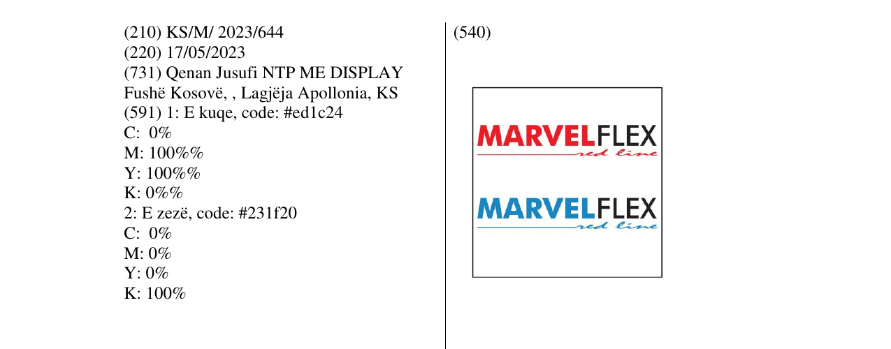 Zëri i markës marvelflex në buletin
