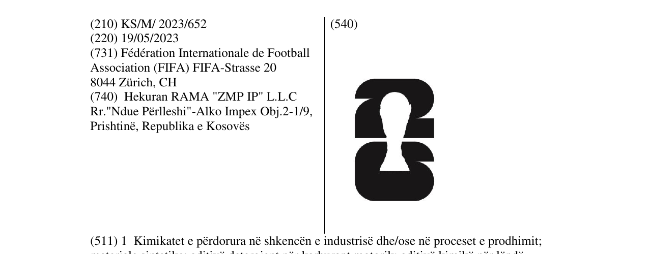 Zëri i markës FIFA në buletin