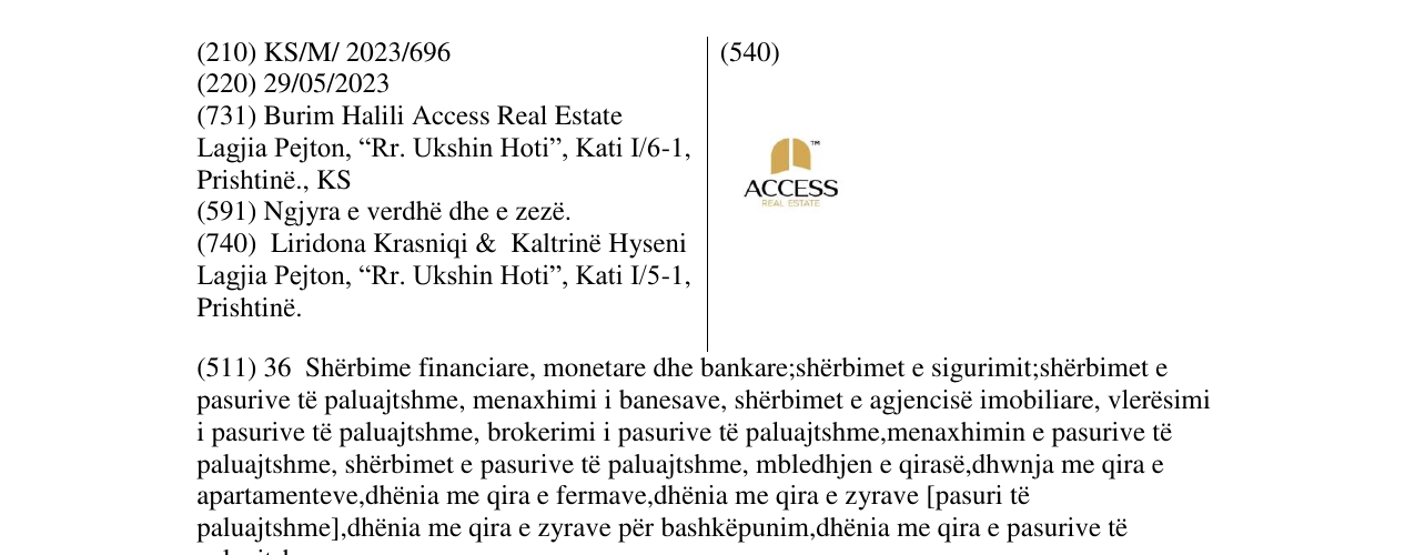 Zëri i markës ACCESS në buletin