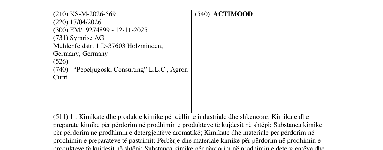 Zëri i markës ACTIMOOD në buletin