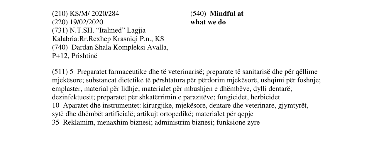 Zëri i markës Mindful at what we do në buletin