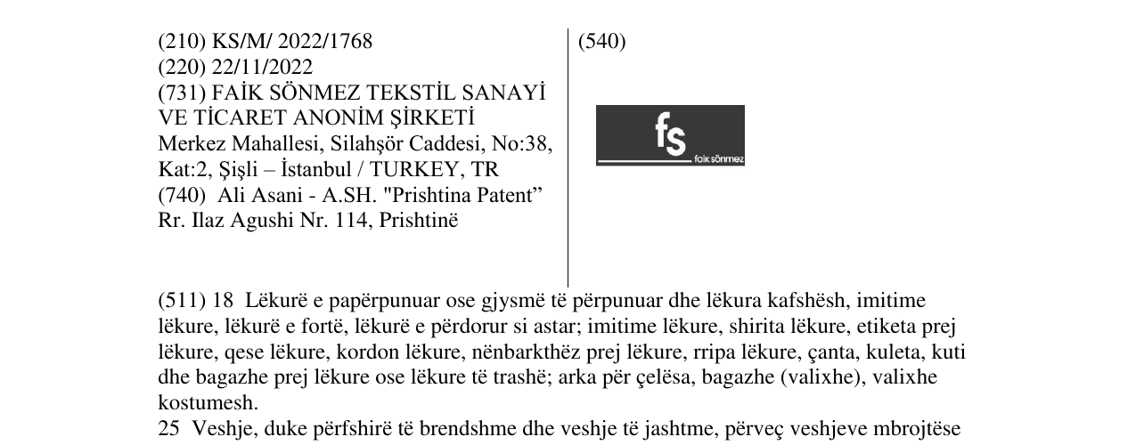 Zëri i markës faik sonmez në buletin