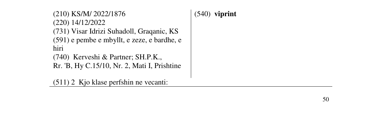 Zëri i markës viprint në buletin