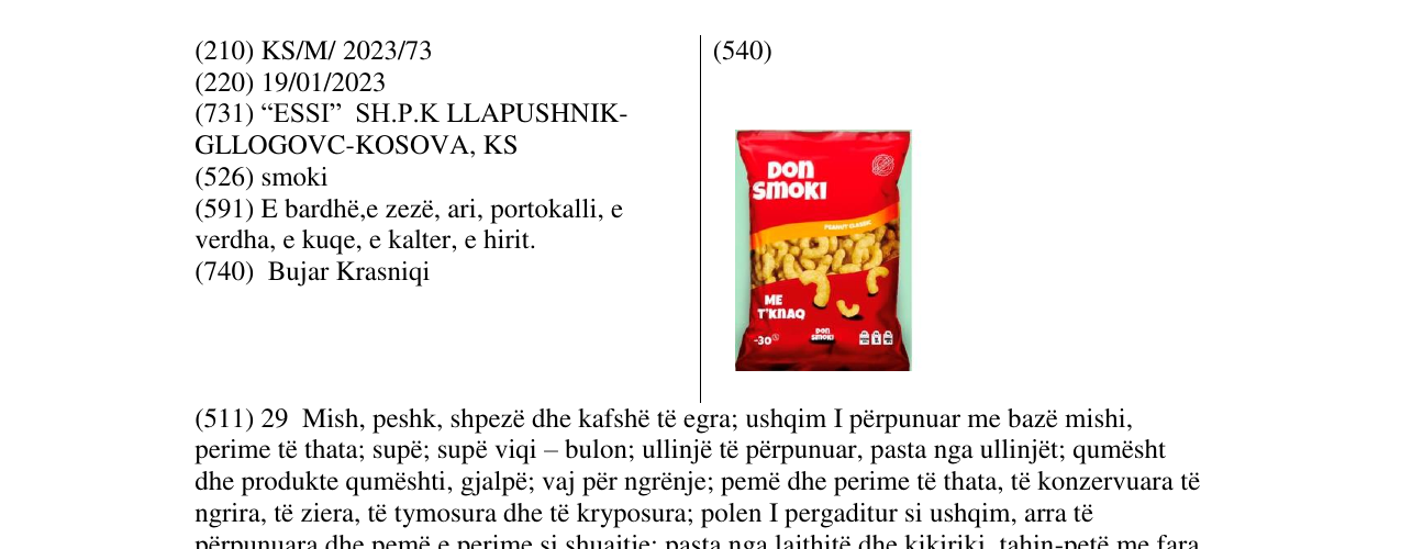 Zëri i markës don smoki në buletin
