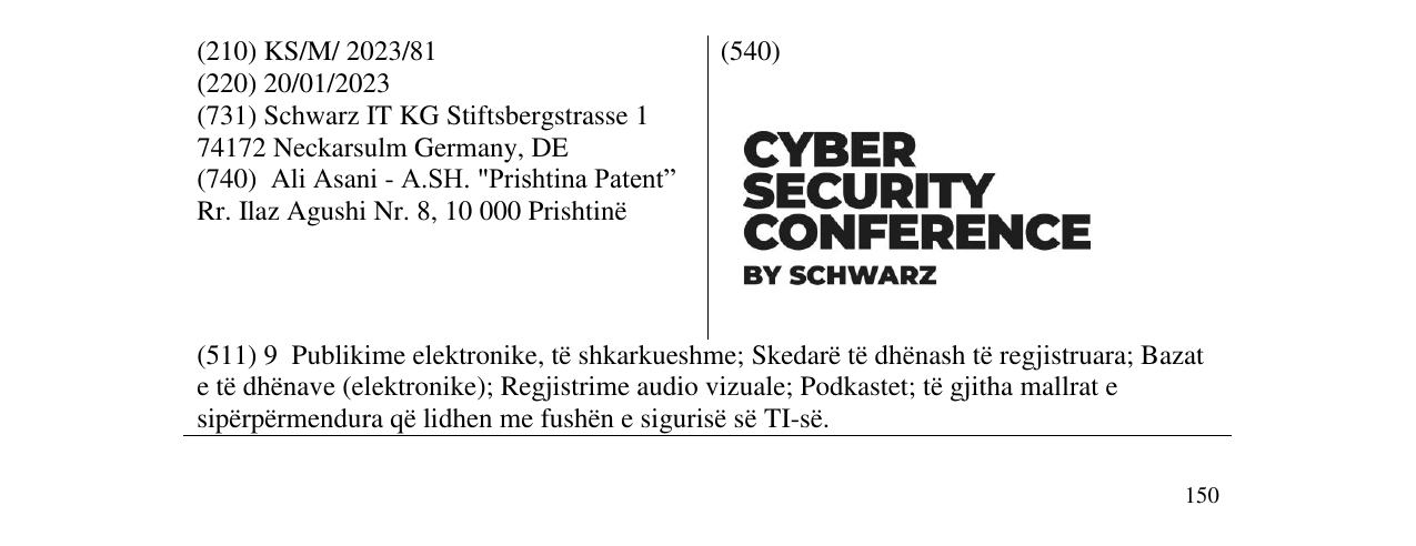 Zëri i markës CYBER SECURITY CONFERENCE në buletin