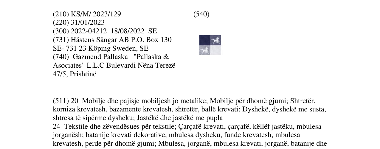 Zëri i markës Hästens Sängar në buletin