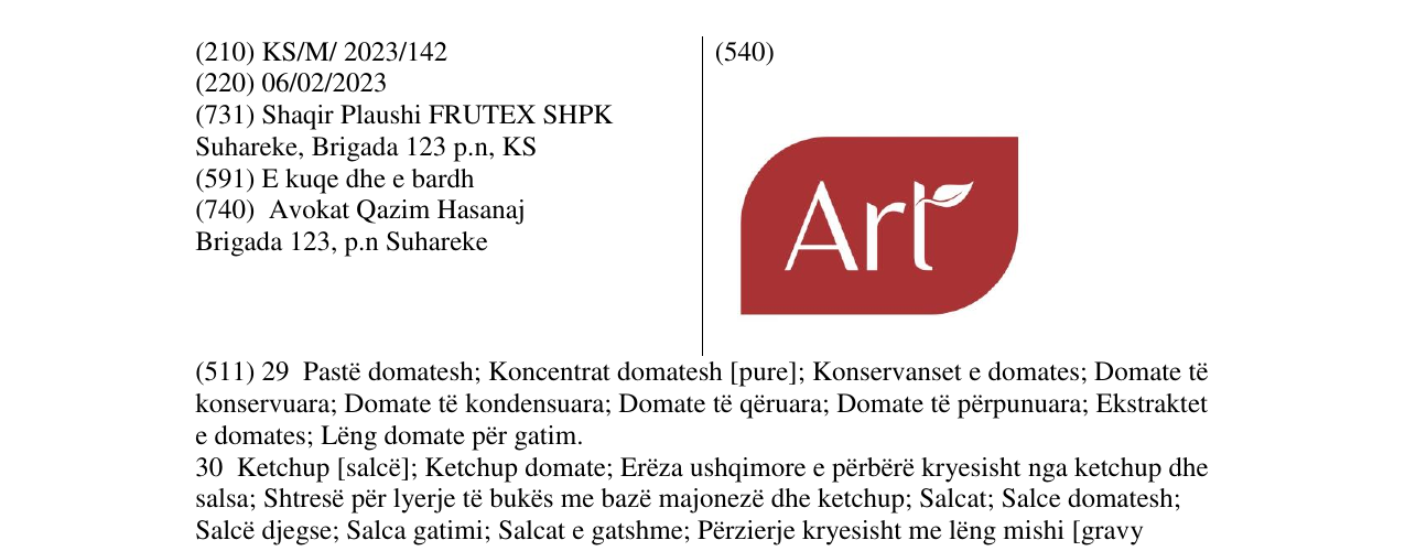 Zëri i markës Art në buletin