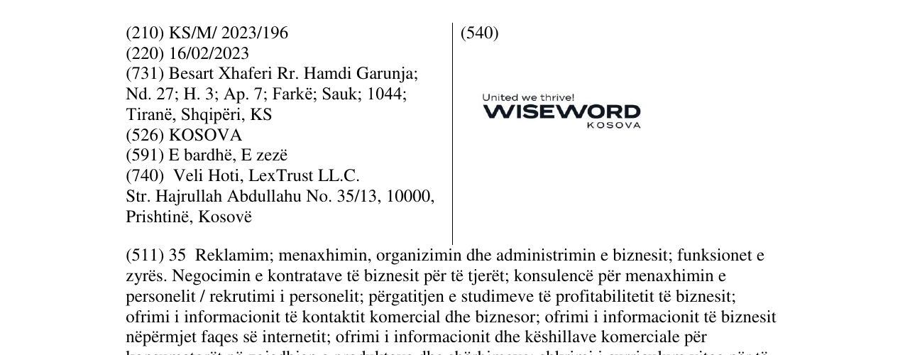 Zëri i markës WISEWORD në buletin