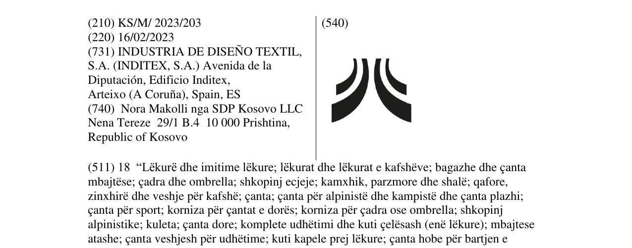 Zëri i markës OYSHO në buletin