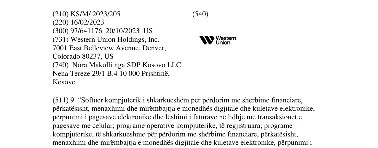 Zëri i markës western union në buletin