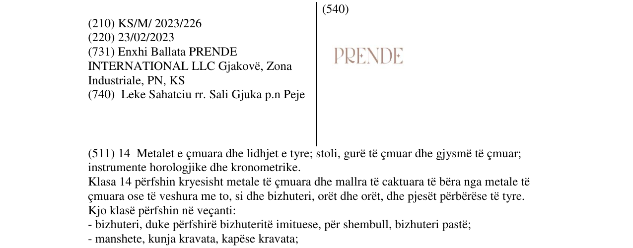 Zëri i markës prende në buletin
