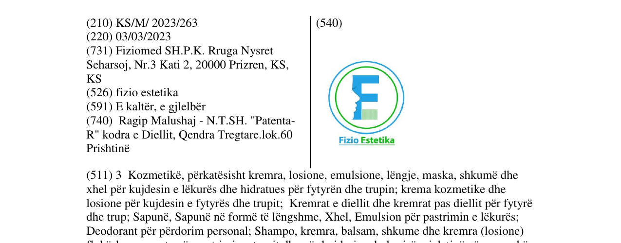 Zëri i markës fizio estetika në buletin
