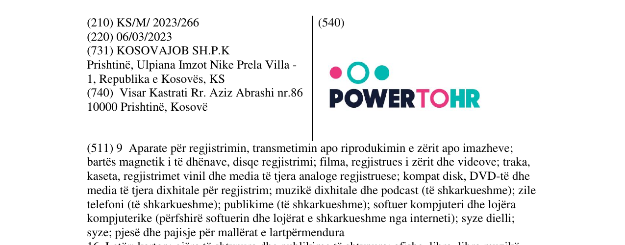 Zëri i markës powertohr në buletin