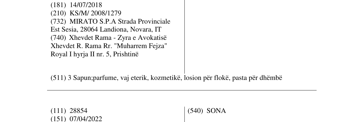 Zëri i markës CLINIANS në buletin