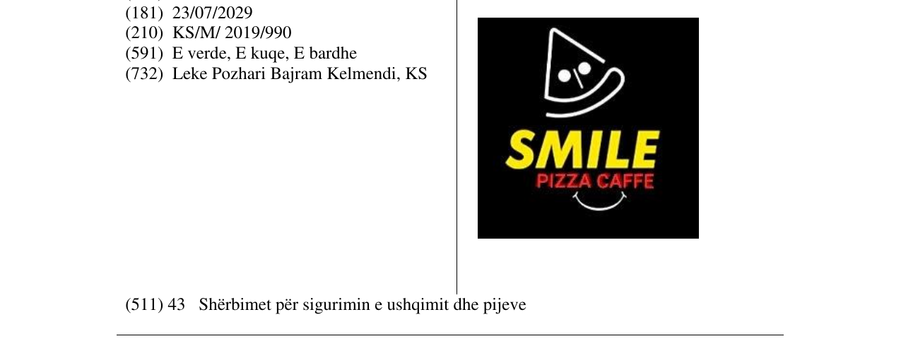 Zëri i markës SMILE në buletin