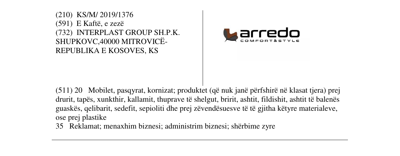 Zëri i markës arredo në buletin