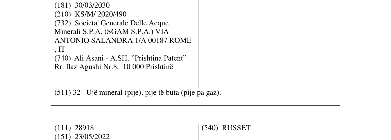 Zëri i markës LETE në buletin